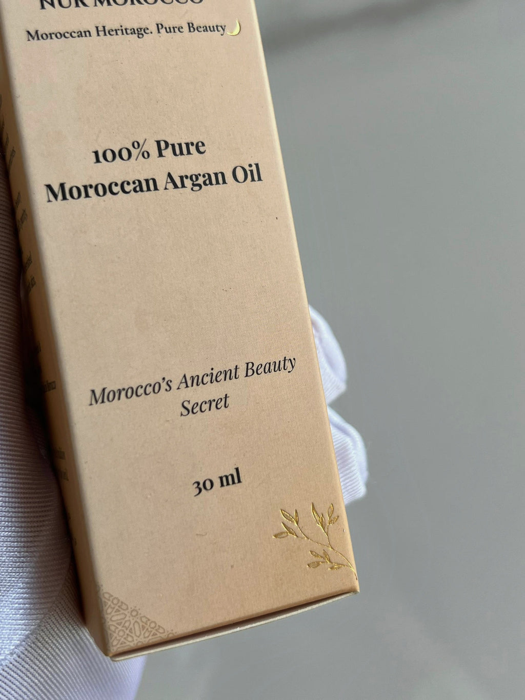 100% Pure Moroccan Argan oil sourced from women’s cooperatives.