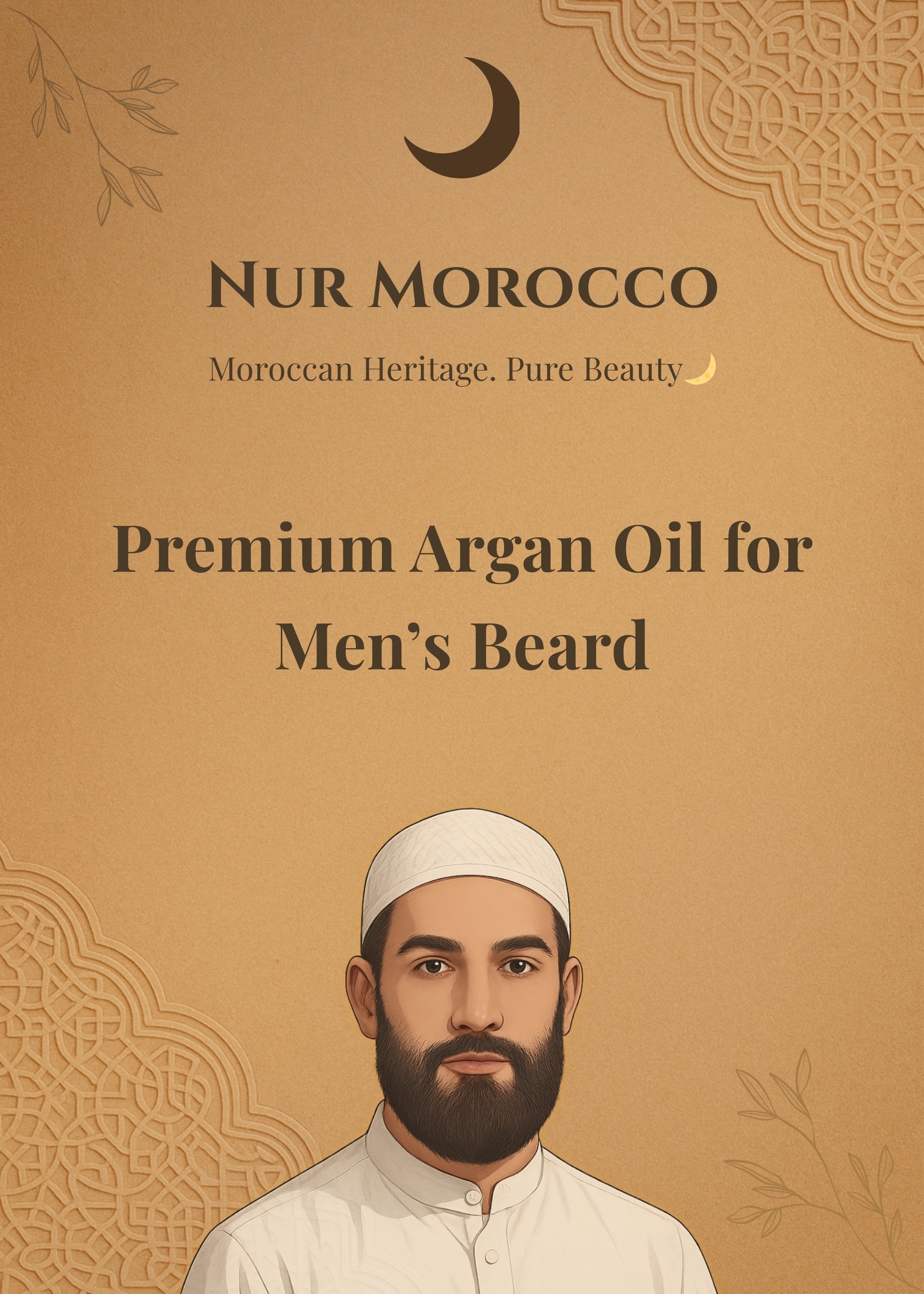 Moroccan Argan Oil for Men’s Beard – 30ml